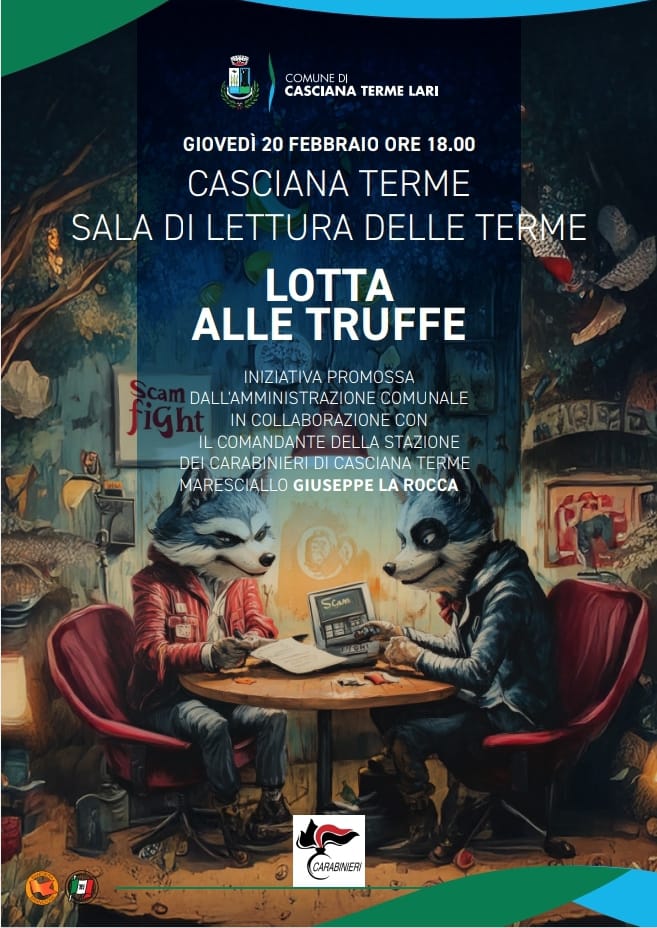 Lotta alle truffe - Incontro con la cittadinanza giovedì 20 febbraio