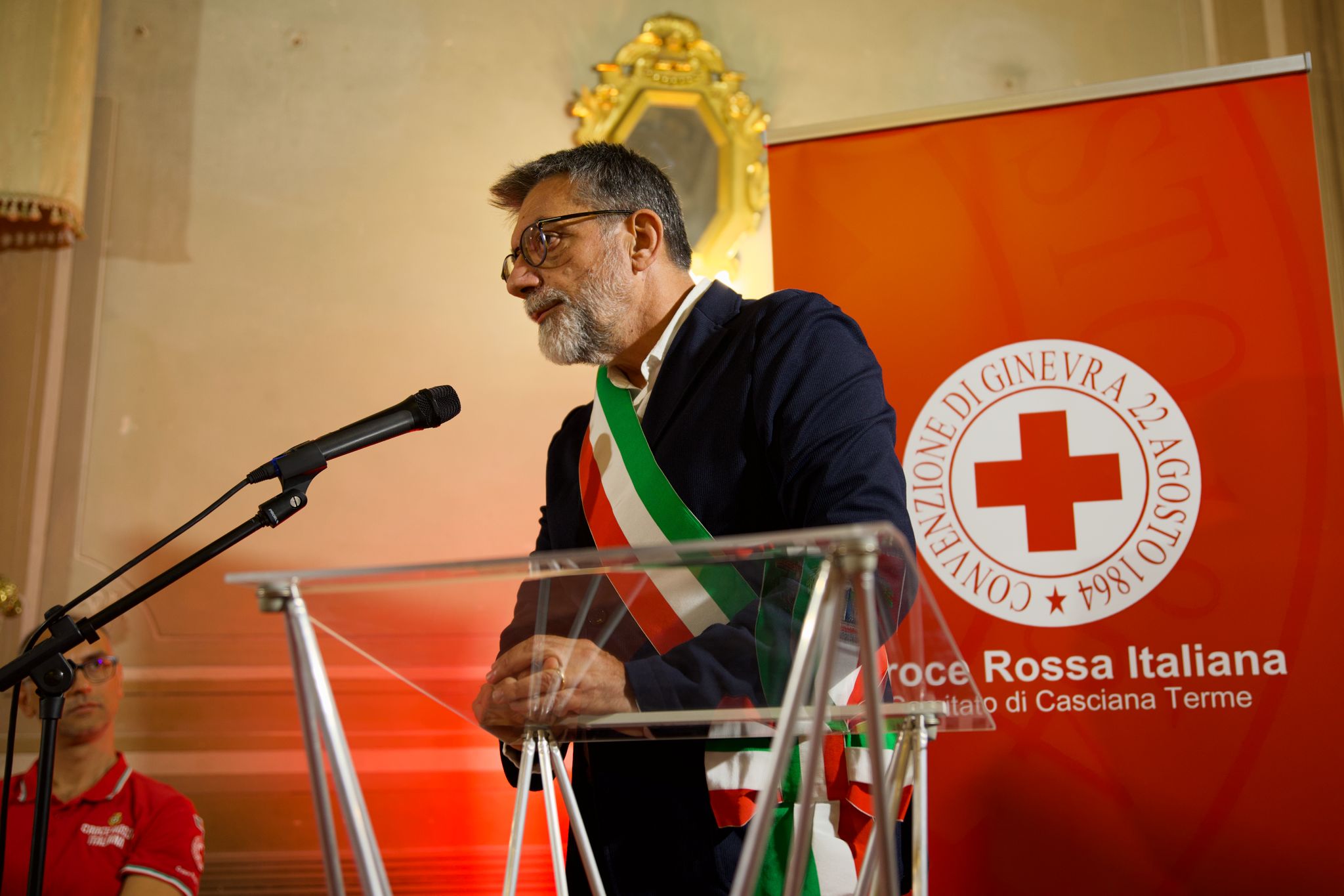 Visita del Presidente Nazionale  della Croce Rossa italiana Rosario M.G. Valastro